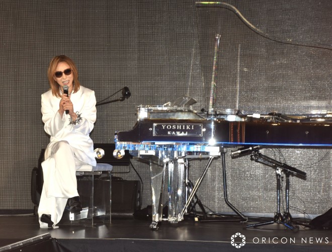 YOSHIKI speaks at a Tokyo press conference about his Saudi Arabia concert and comments on the Dandadan issue.