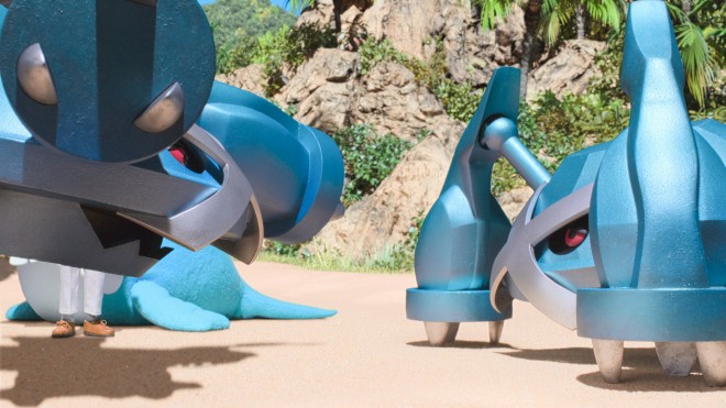 New scene cut from Pokémon Concierge featuring various Pokémon including Metagross and Arcanine.