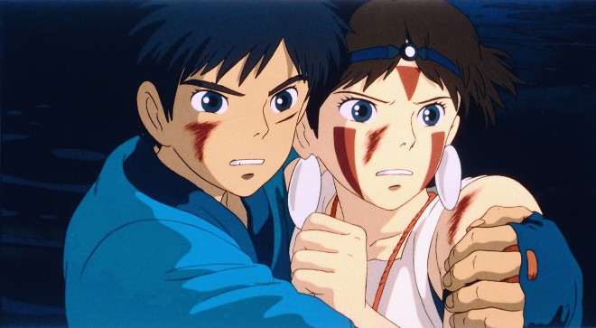 Iconic scene from Princess Mononoke, airing August 29 on Nippon TV's Friday Road Show