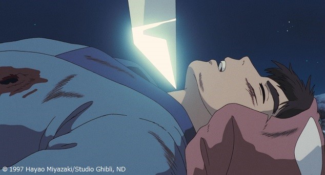 Iconic scene from Princess Mononoke, airing August 29 on Nippon TV's Friday Road Show