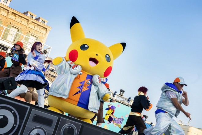 Scenes from the new show "Pokémon Unstoppable Halloween Party"
