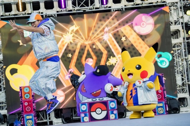 Scenes from the new show "Pokémon Unstoppable Halloween Party"