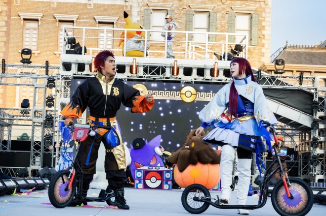 Scenes from the new show "Pokémon Unstoppable Halloween Party"