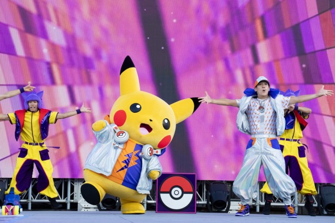 Pikachu appeared in the new show "Pokémon Unstoppable Halloween Party"
