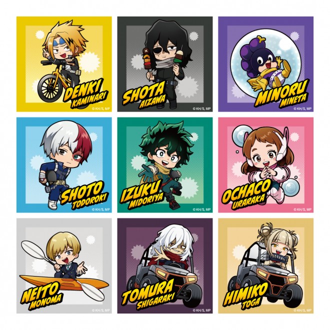 ▲Mini Character Stickers (9 types) – Merchandise Area▲