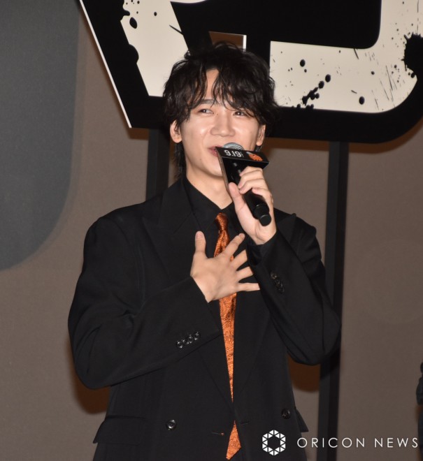 Kikunosuke Toya at the world premiere of the film Chainsaw Man: Reze Arc