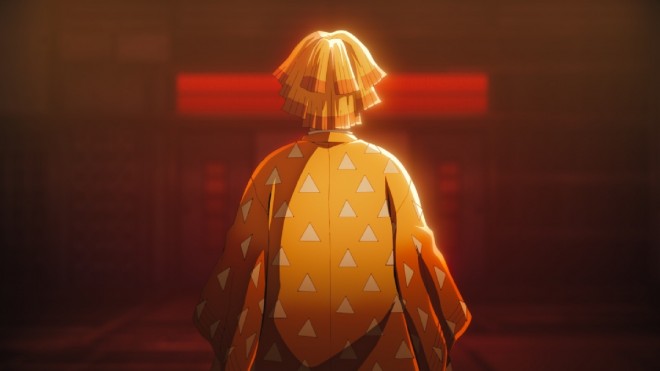 Scene cut from Demon Slayer: Kimetsu no Yaiba – The Movie: Infinity Castle – Part 1: Akaza Returns 