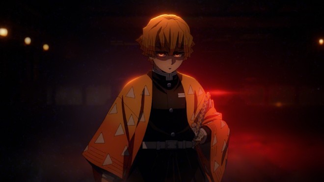 Scene cut from Demon Slayer: Kimetsu no Yaiba – The Movie: Infinity Castle – Part 1: Akaza Returns 