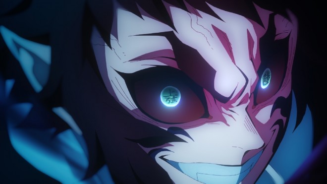 Scene cut from Demon Slayer: Kimetsu no Yaiba – The Movie: Infinity Castle – Part 1: Akaza Returns 