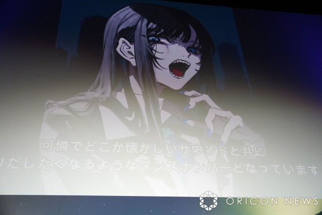 Scenes from the pre-release screening event for the anime Cat’s Eye