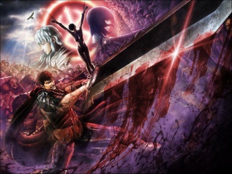 Key visual of the game BERSERK and the Band of the Hawk