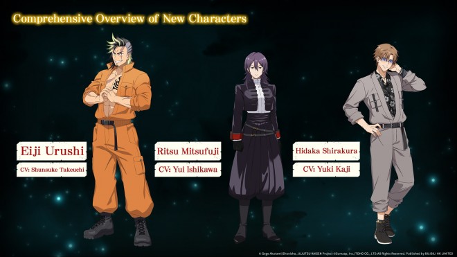JJK New Original Characters and Cast