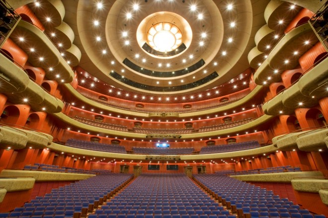 Interior of the Seoul Arts Center Opera Theatre, which seats 2,283 and will host Spirited Away stage play in 2026.