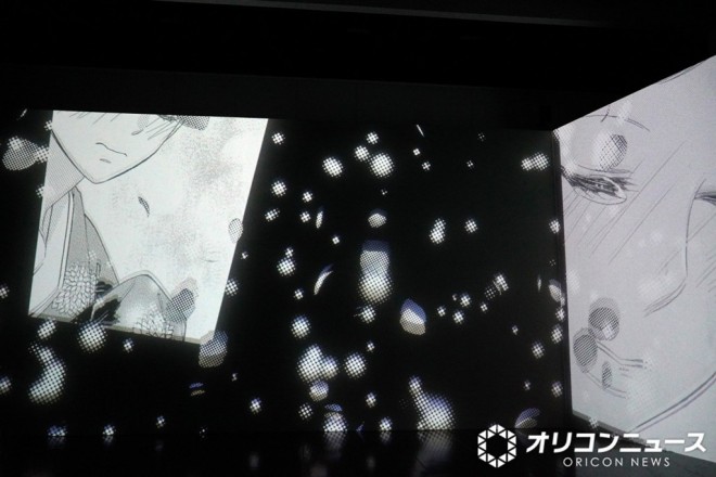 Exhibition view of Betsucomi 55th ANNIV. BEYOND THE PAGE