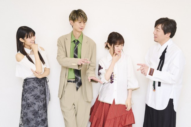 Saori Hayami, Takuya Eguchi, Atsumi Tanezaki, and Kenichirou Matsuda