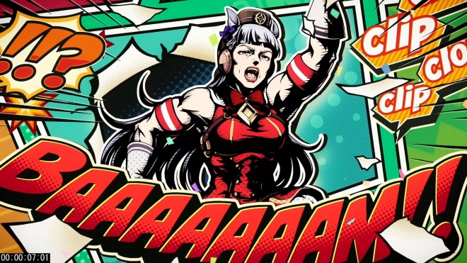 Official visual from the new Uma Musume: Pretty Derby “Shake The World!!” CM, featuring multiple Uma Musume characters in a colorful comic-style design.