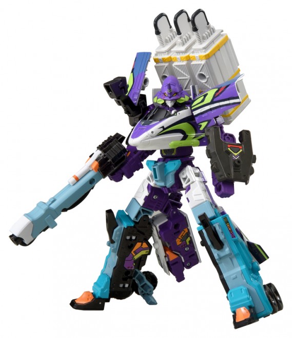 Takara Tomy announces a Plarail collaboration with the Evangelion series, featuring train and weapon designs inspired by Operation Yashima.