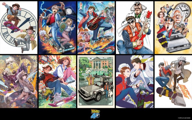 Japanese Artists Honor Back to the Future’s 40th Anniversary with Exclusive Illustrations at Tokyo Comic Con 2025