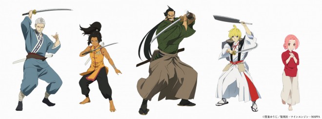 Character visuals of the returning cast from the TV anime Hell’s Paradise