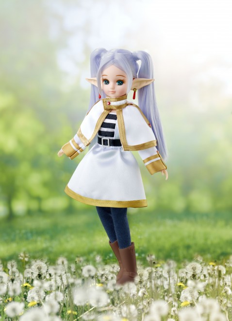 Frieren Licca-chan Doll from Frieren: Beyond Journey’s End, featuring a patented ear part and detailed costume design.