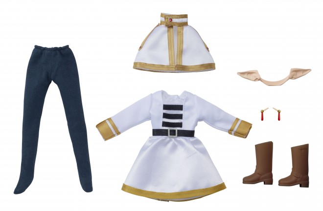 Frieren Licca-chan Doll from Frieren: Beyond Journey’s End, featuring a patented ear part and detailed costume design.