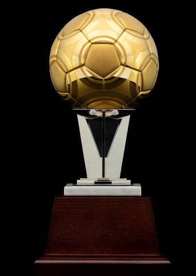 pure gold soccer ball weighing approximately 3000 grams