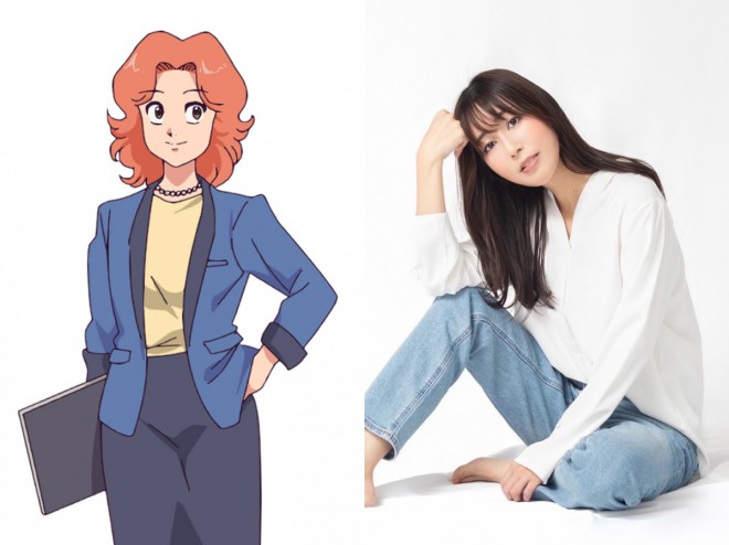 Masuyo Ikari voiced by Yoko Hikasa