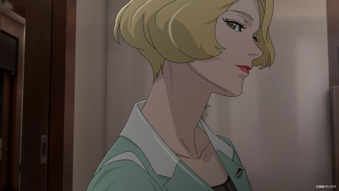 A scene cut from Mobile Suit Gundam Hathaway: The Sorcery of Nymph Circe