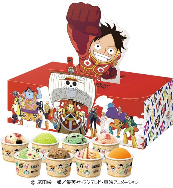 ONE PIECE and Baskin Robbins Collaboration