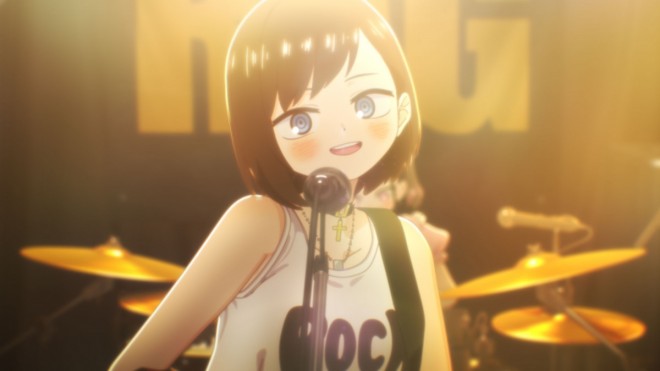 New scene still from the theatrical anime film The Dangers in My Heart.