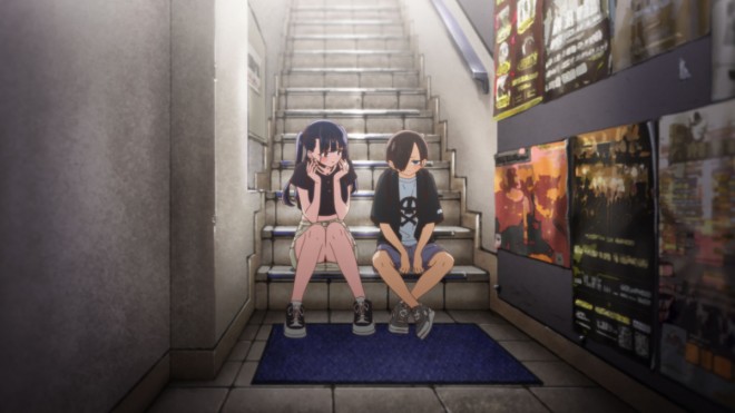 New scene still from the theatrical anime film The Dangers in My Heart.