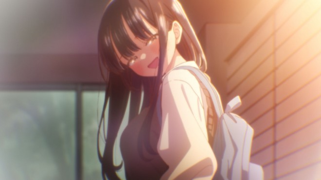 New scene still from the theatrical anime film The Dangers in My Heart.