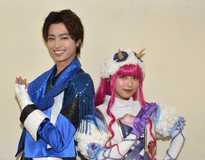 No.1 Sentai Gozyuger (from left): Hideharu Suzuki, Marupi 