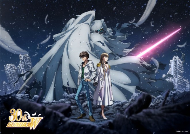 Newly illustrated “Winter Visual” artwork for Gundam Wing