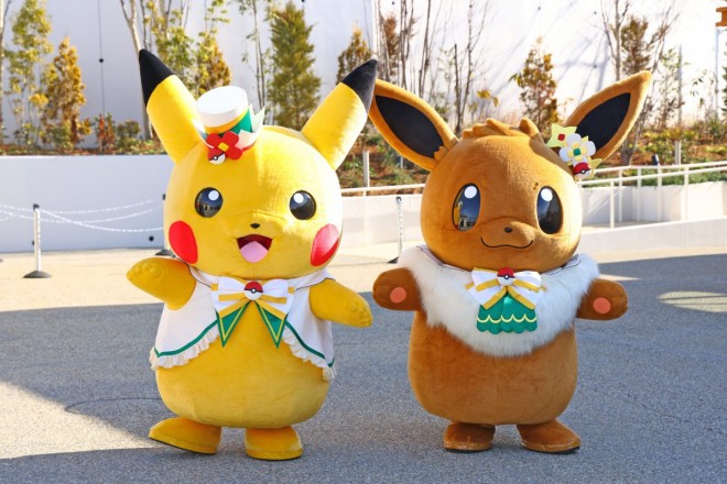Pikachu and Eevee