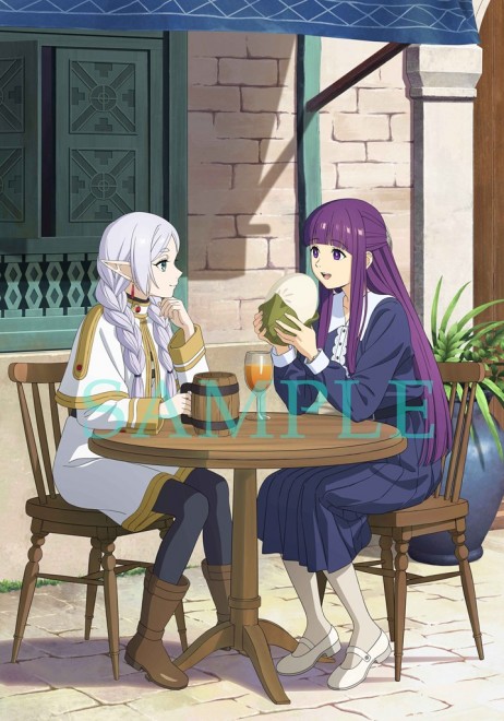 Frieren and Fern Enjoying Tea Together