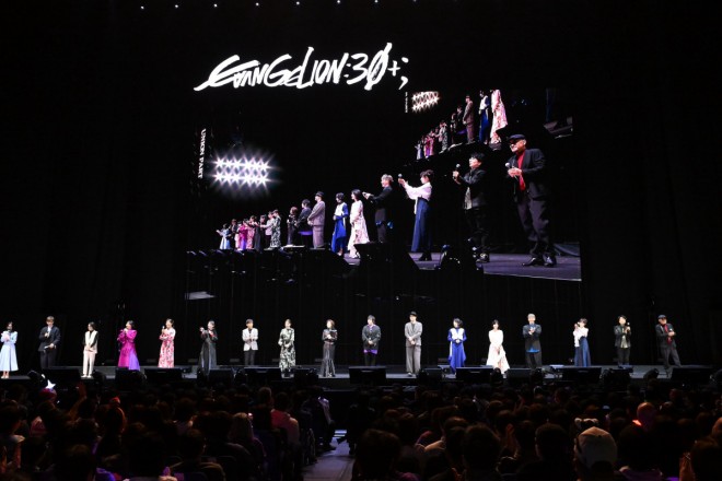 EVANGELION:30+; 30th ANNIVERSARY OF EVANGELION event scene