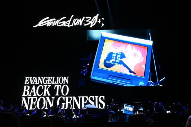 EVANGELION:30+; 30th ANNIVERSARY OF EVANGELION event scene