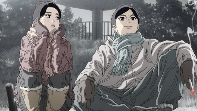 Saki Higashimachi and Aoteru Misumi