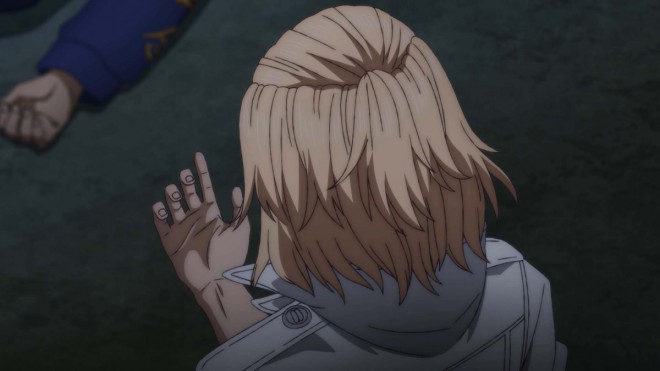 Scene cut from Tokyo Revengers: War of the Three Titans Arc