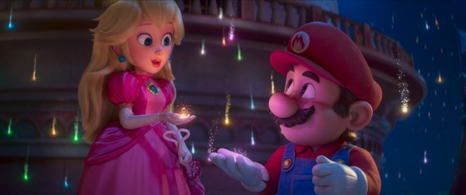 Peach and Mario