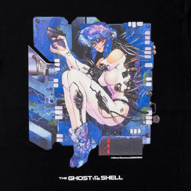 【The Exhibition of The World of Shirow Masamune】T-shirt GHOST IN THE SHELL-A