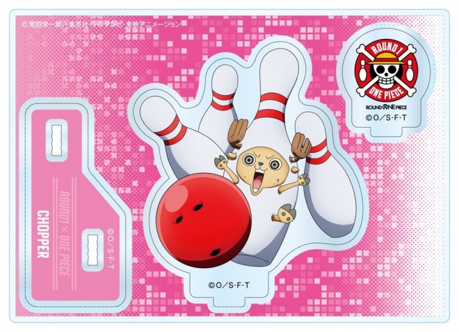 Round1 x ONE PIECE collaboration illustration merchandise: Chibi Character Acrylic Stand