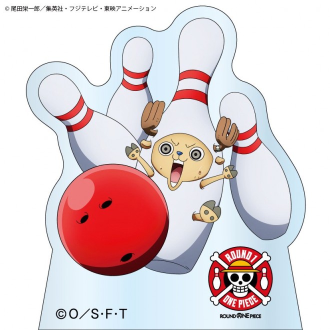 Round1 x ONE PIECE collaboration illustration merchandise: Chibi Character Acrylic Stand
