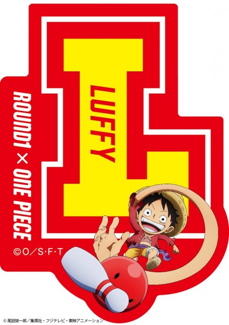 Round1 x ONE PIECE collaboration illustration merchandise: Alphabet Stickers