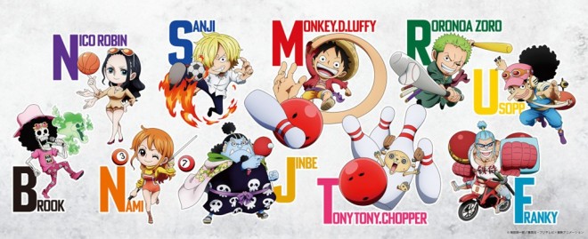 Large wall display decorations that immerse visitors in the world of ONE PIECE