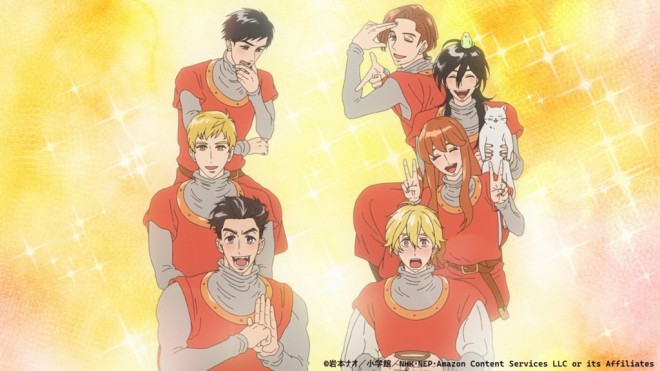 Scene from the first promotional video for the TV anime The Seven Knights of the Marronnier Kingdom