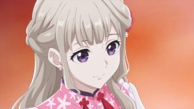 Still from the first main PV for the TV anime Matsurika Kanriden