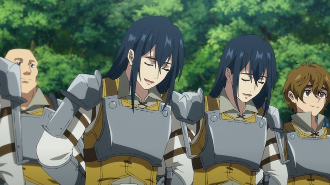 TV anime Romelia War Chronicle scene cut