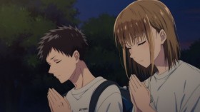 Blue Box Anime Episode 7 story and preview images Released: Taiki and Chinatsu Visit a Local Shrine Together